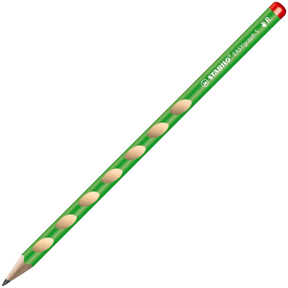 EASYgraph S - Matita Ergonomica triangolare Sottile - per Destrimani - Verde - Pack da 2 - Gradazione HB - Foto 2