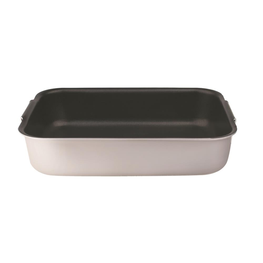 Rostiera 2 Maniglie Dimensioni 40x28 cm - Linea Alluminio Platinum 3 mm - Foto 1