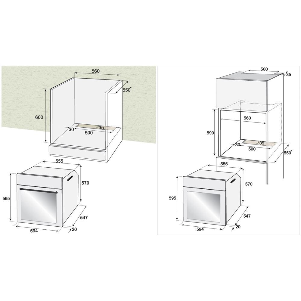 BEKO - Forno Elettrico da Incasso BIE 21100 B Capacità 71 L Multifunzione  Ventilato Colore Nero - ePRICE