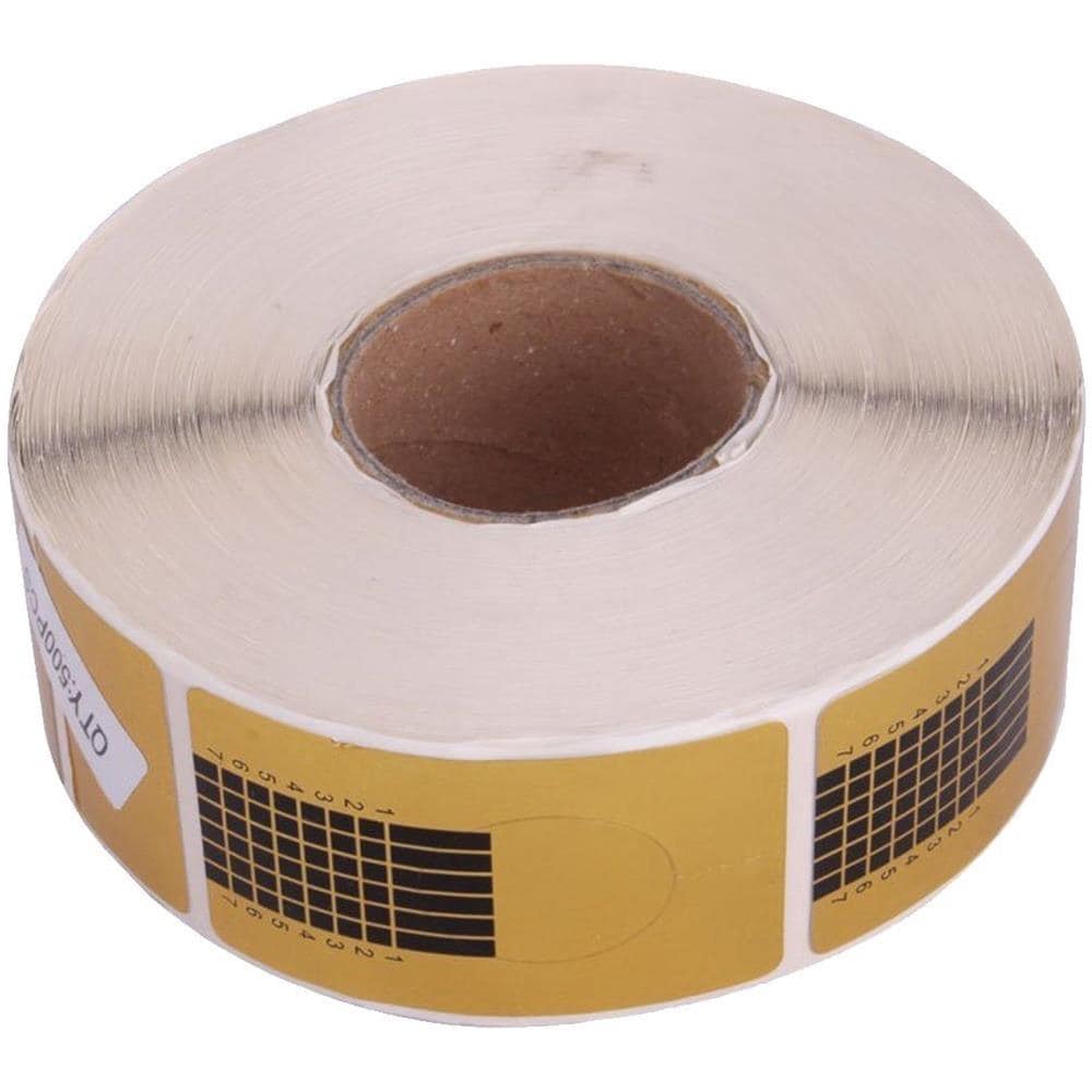 Rotolo Cartine Oro 500 Pezzi Nail Art Per Ricostruzione Allungamento Unghie - Foto 1
