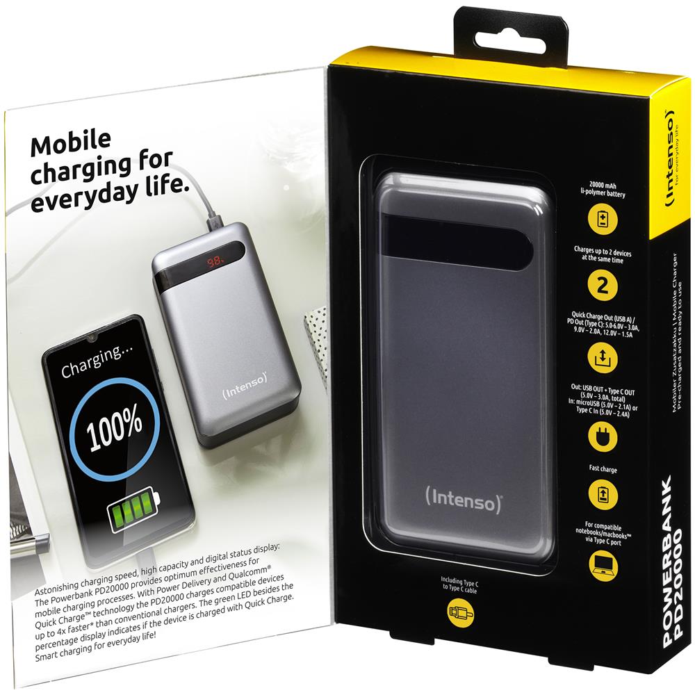 Powerbank PD20000 Power Delivery 20000 mAh anthracite - Foto 2