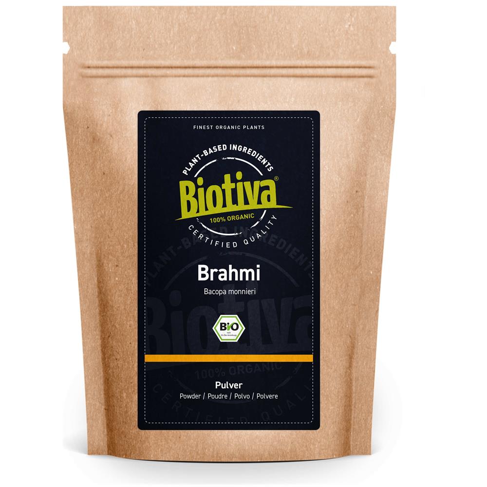 Brahmi In Polvere Bio - 250g - Bacopa Monnieri - Pianta Della Memoria - Vegano - Senza Additivi - Confezionato È Controllato In Germania (de-eco-005) - Foto 1