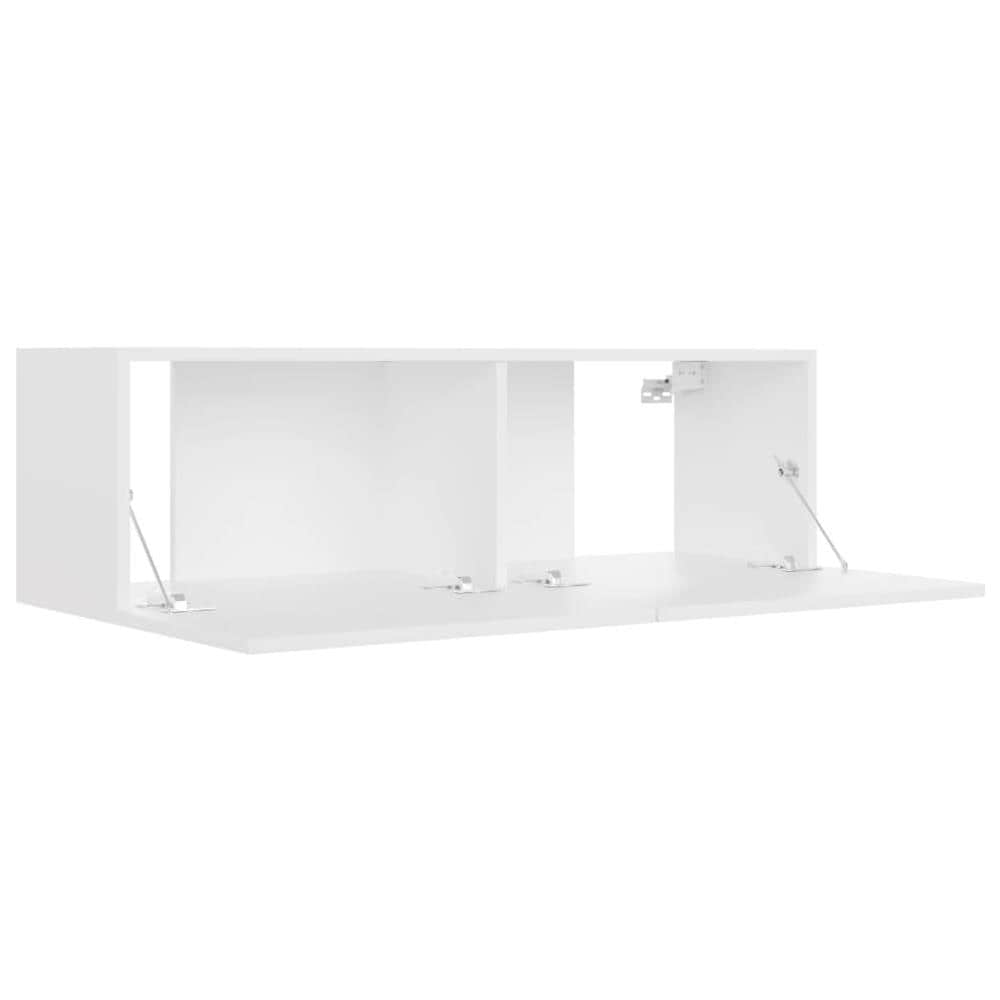 Set di Mobili Porta TV 3 pz Bianco in Legno Multistrato - Foto 2