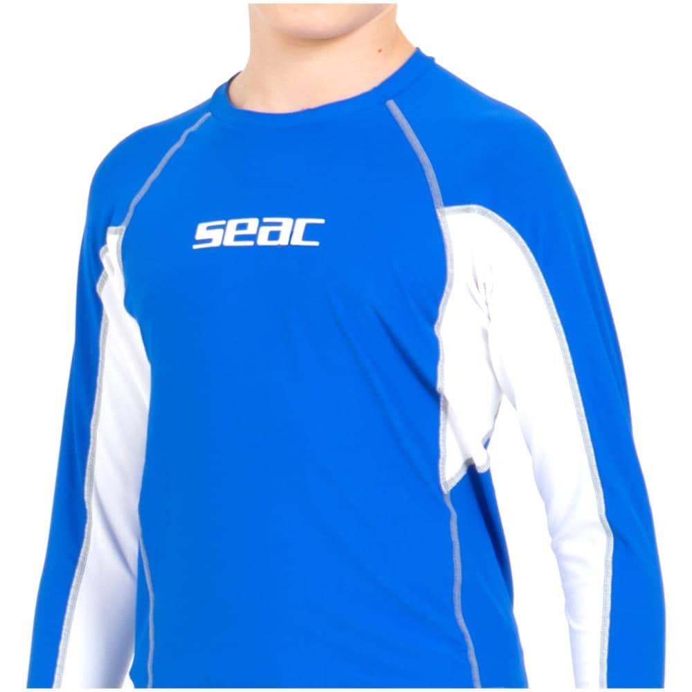 Seac Rashguard Raa Long Evo Kid Bianco / blu 10 Anni - Foto 3