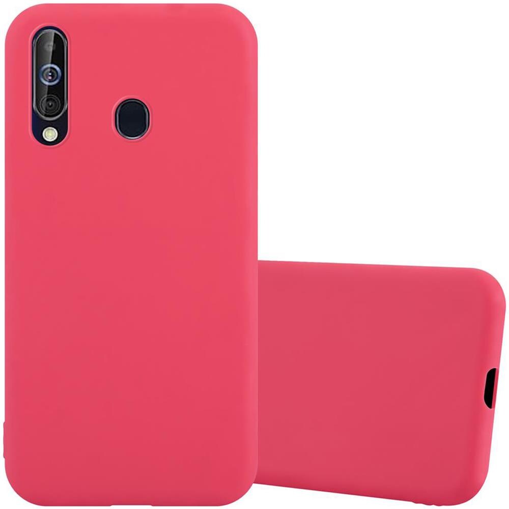 Custodia Compatibile Con Samsung Galaxy A60 / M40 In Candy Rosso - Coperchio Protettivo In Silicone Tpu Flessibile - Foto 1