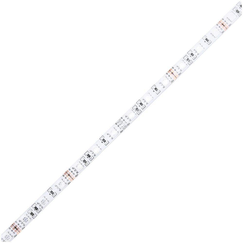 Comodino con Luci LED Rovere Fumo 60x35x40 cm - Foto 9