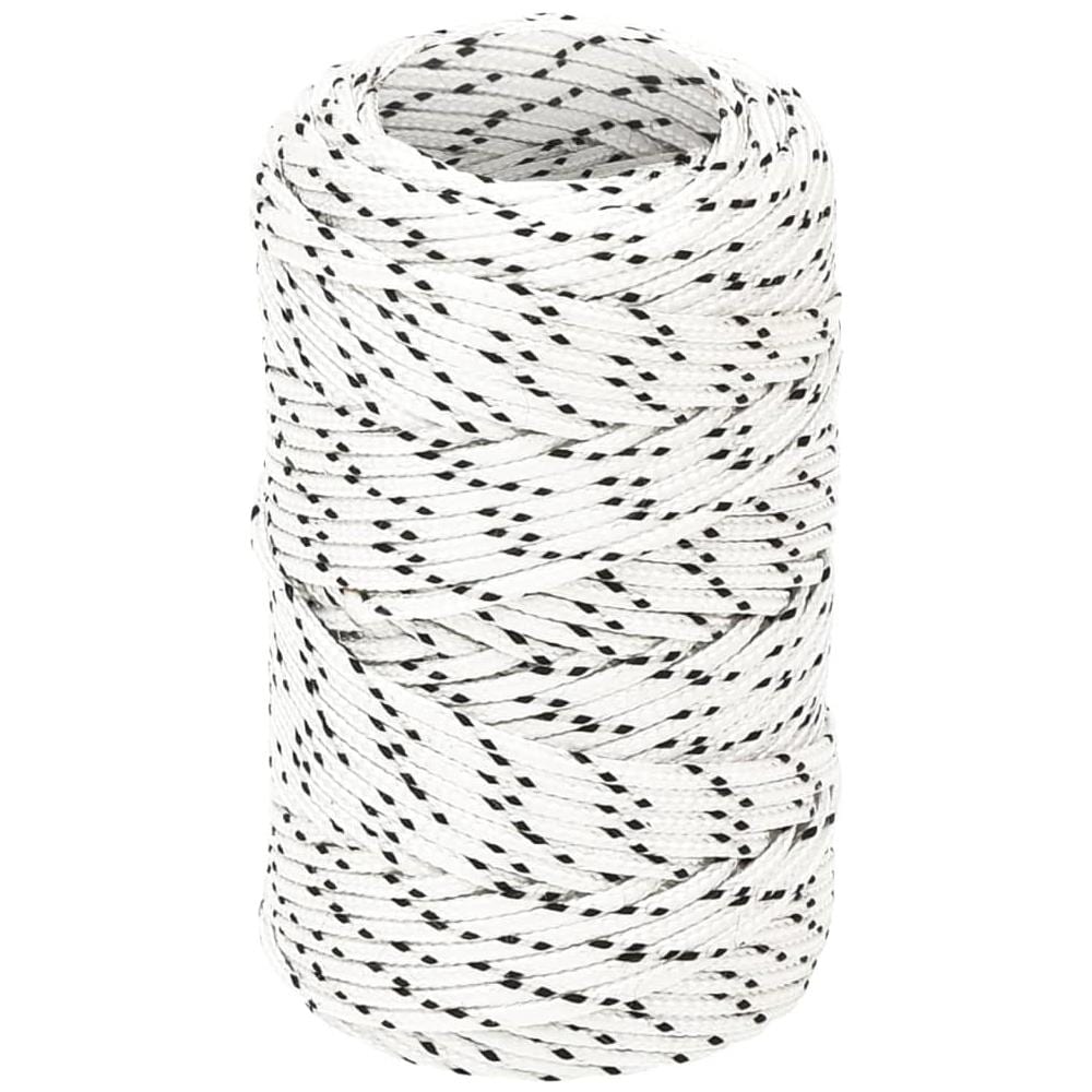 Corda Intrecciata Per Barca Bianca 2mm X 25m Poliestere - Foto 1