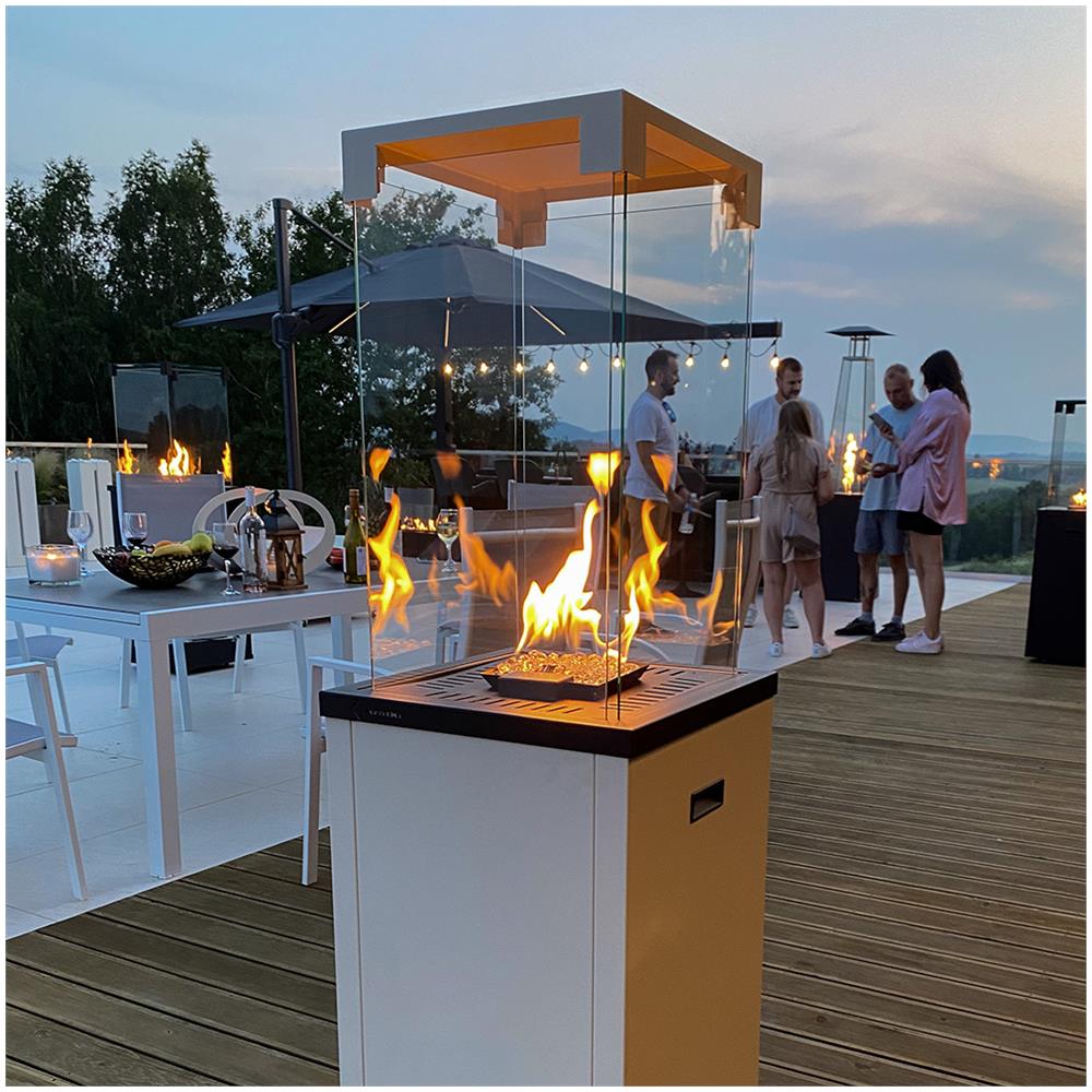 Stufa A Gas Da Esterno Patio Light Bianco - Foto 1