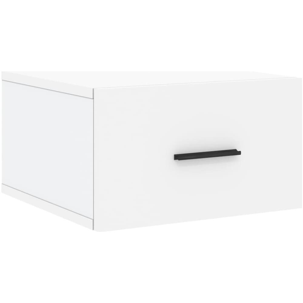 Comodino A Muro Bianco 35x35x20 Cm - Foto 2