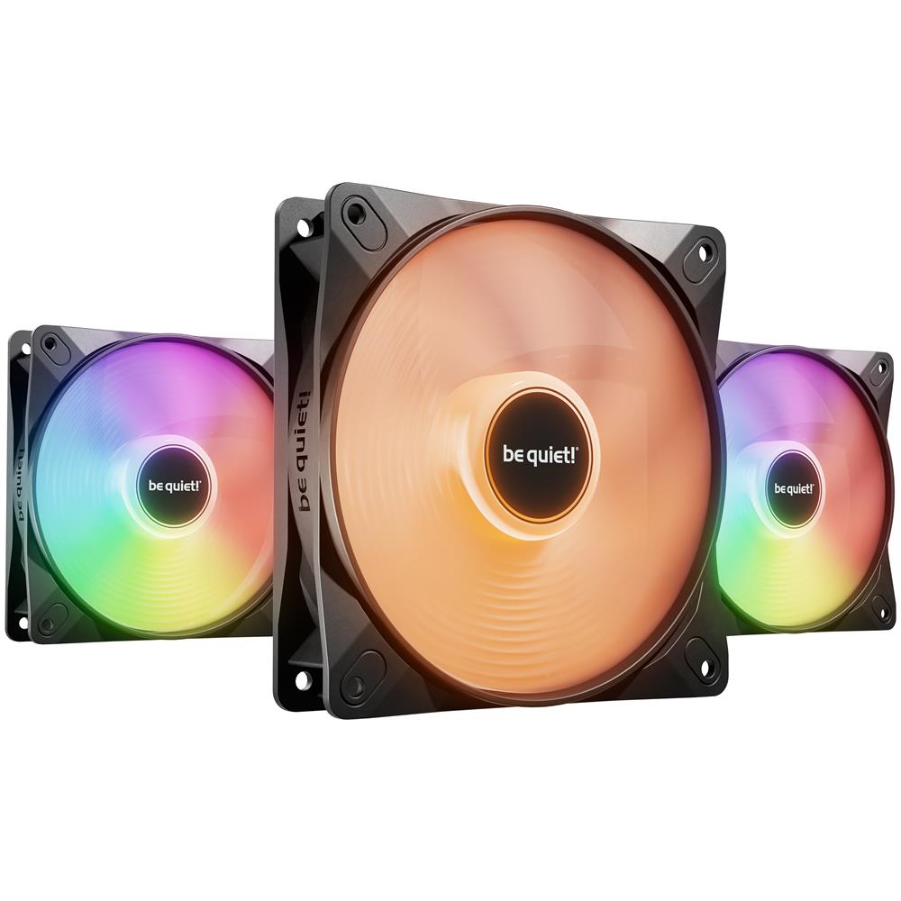 Ventola PC LIGHT WINGS LX Diametro 12 cm Colore Nero 3 pz - Foto 1