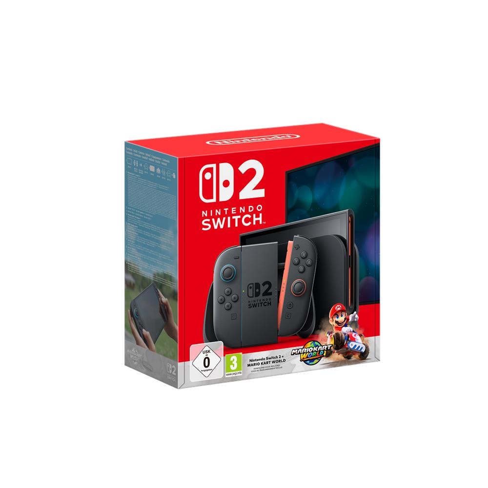 Switch 2 + Mario Kart World console da gioco portatile 20,1 cm (7.9") 256 GB Touch screen Wi-Fi Nero - Foto 2