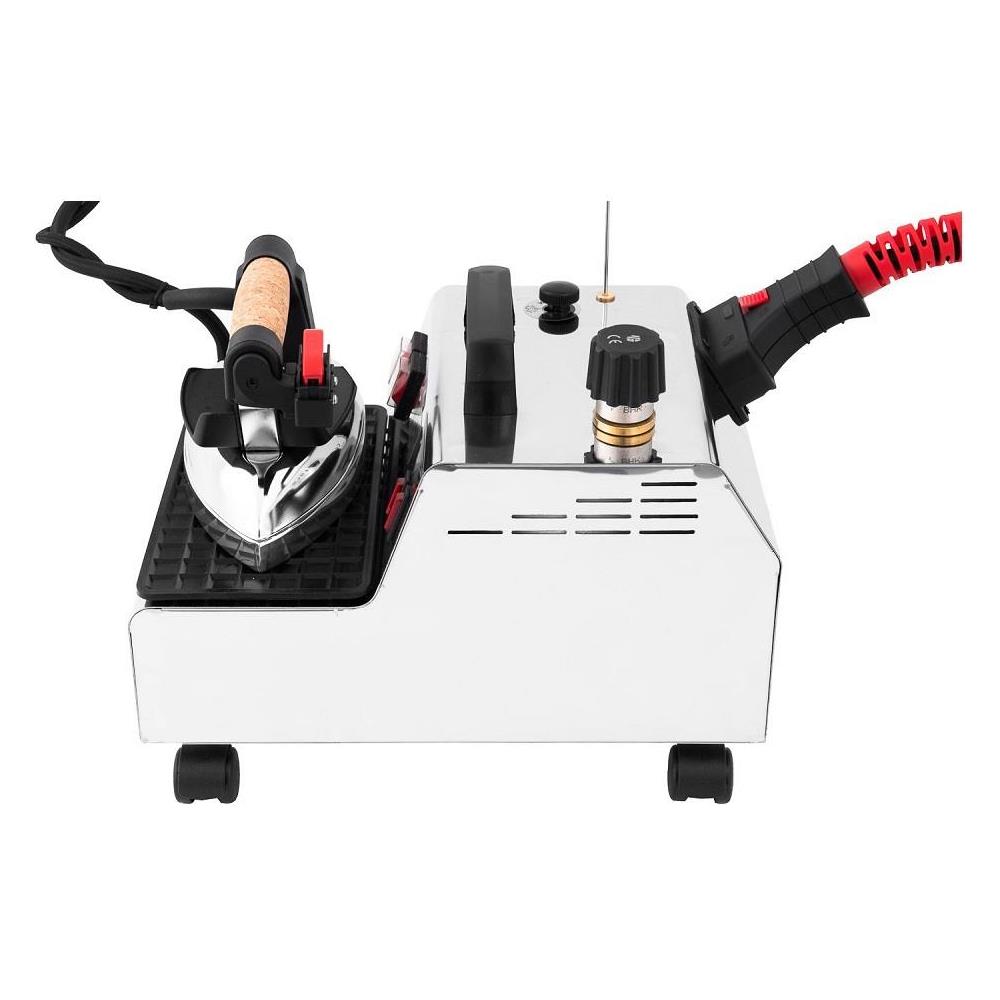 EOLO Ferro da Stiro Con Caldaia GV05 INOX V6 Paravapore Spazzola a Vapore Professionale Generatore di Vapore Caldaia in Rame Risparmio Energetico Anticalcare Corazza Acciaio Inox Garanzia 5 Anni - Foto 2