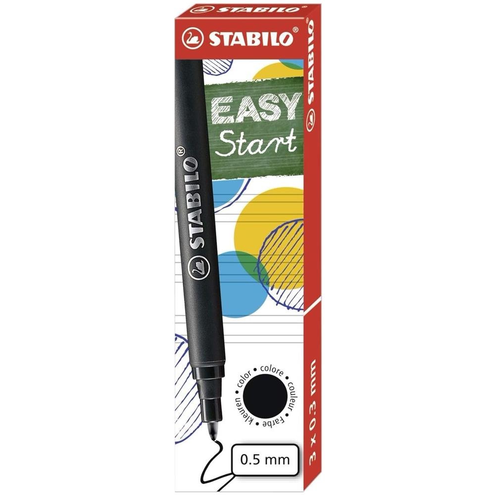 EASYOriginal refill - Cartuccia per Penna Roller Ergonomica - Tratto M (0,5mm) - Nero - Foto 1