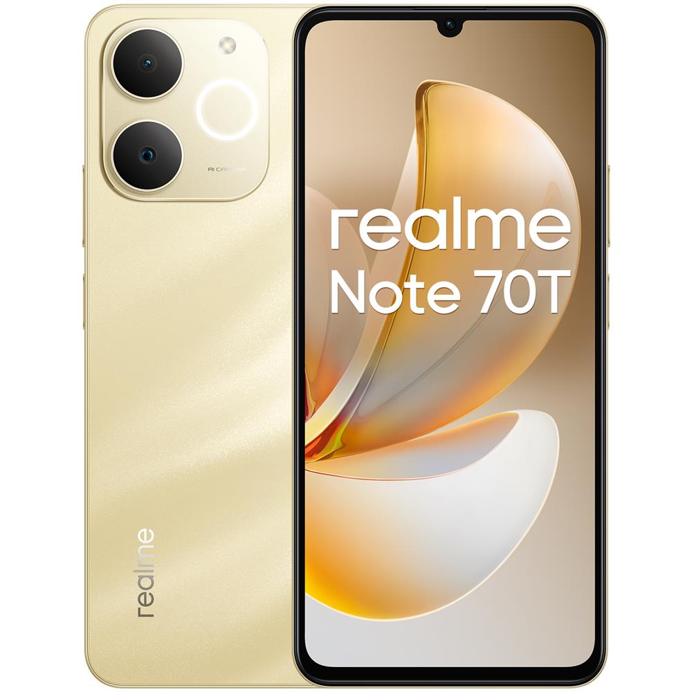 Note 70T 4G 64GB 4GB Ram Display 6.74" LCD 90Hz Main Camera13MP Selfie 5MP Dual nanoSim Android 15 UI Unisoc T7250 6000mAh Beach Gold - Foto 1