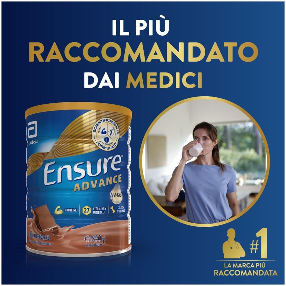 Ensure Advance Cioccolato 850 g - Foto 1