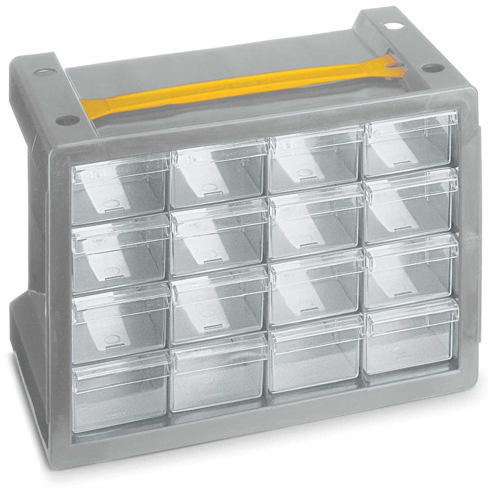 Cassettiera Bricolage Poker 16 grigio sky L27,9 x P15 x H19,5 - Foto 2