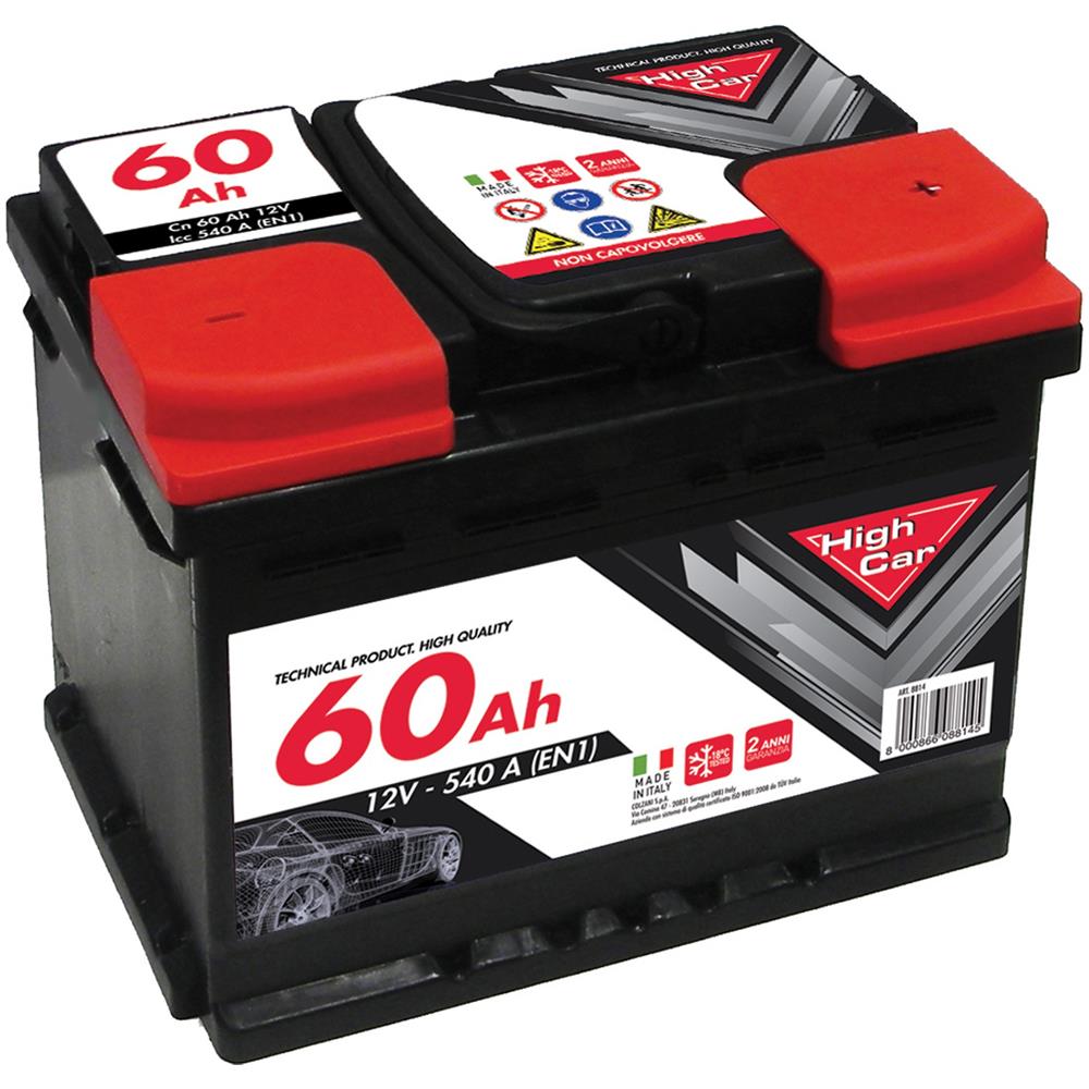 60ah - Batteria Auto 540en - Per Abbacchiatore Elettrico Olix Raccolta Olive - Foto 1