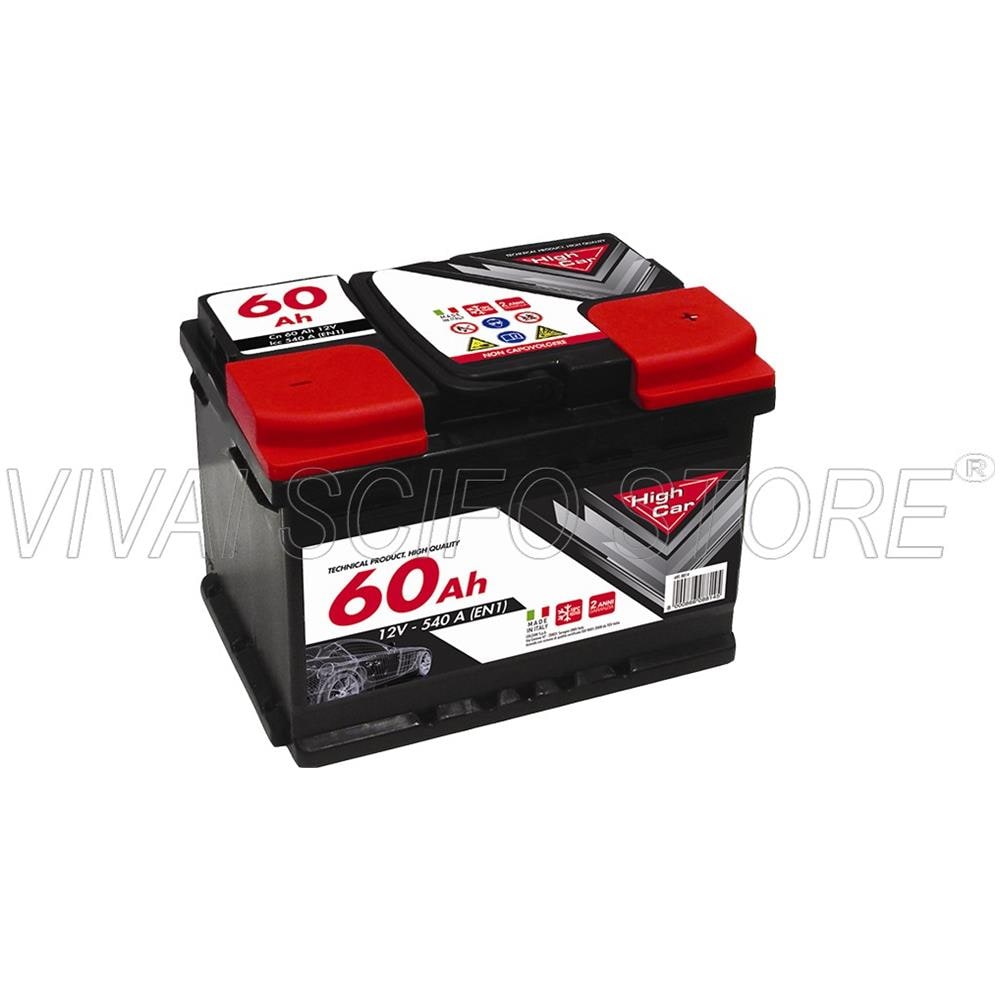 60ah - Batteria Auto 540en - Per Abbacchiatore Elettrico Olix Raccolta Olive - Foto 2