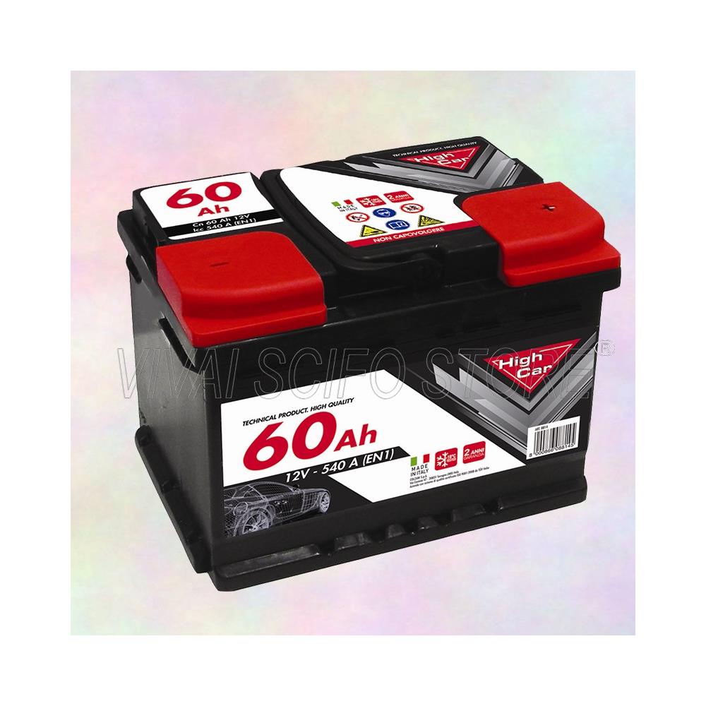 60ah - Batteria Auto 540en - Per Abbacchiatore Elettrico Olix Raccolta Olive - Foto 3