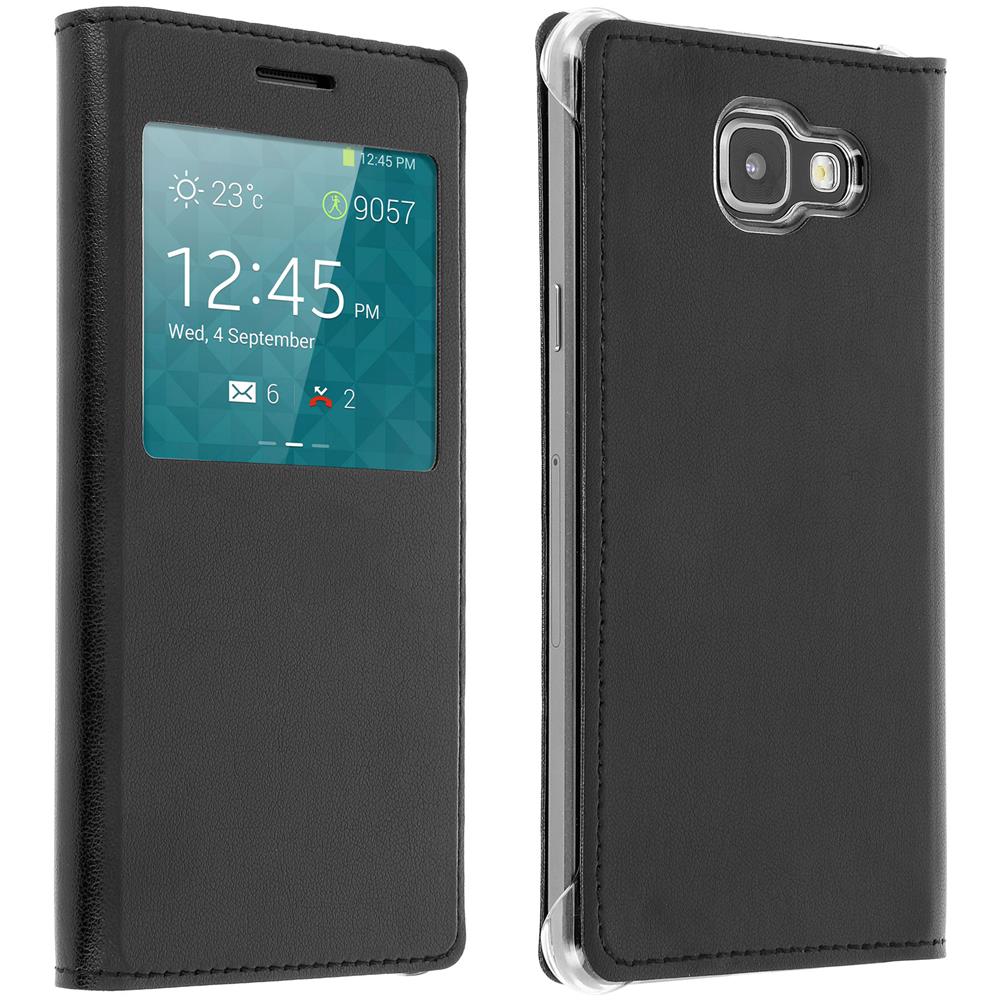 Custodia A Libro S-view Per Samsung Galaxy A5 2016 - Nera - Foto 2