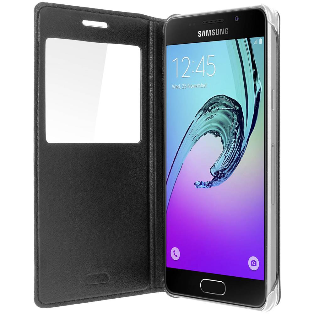 Custodia A Libro S-view Per Samsung Galaxy A5 2016 - Nera - Foto 10
