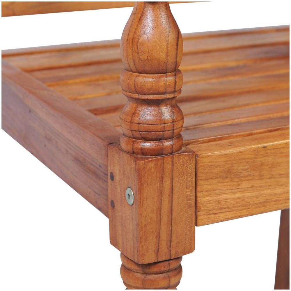 Set da Pranzo da Giardino 4 pz con Cuscini in Massello di Teak - Foto 2