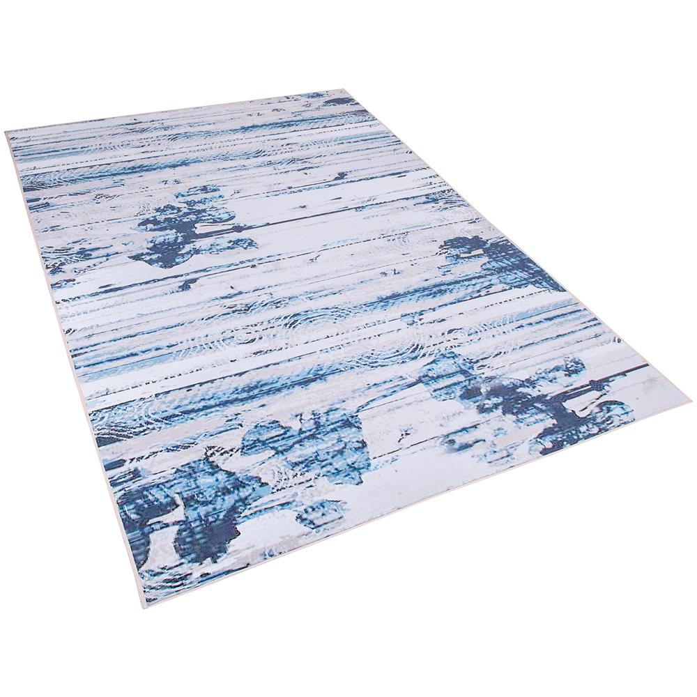 Tappeto A Pelo Corto Blu-beige 160 X 230 Cm Burdur - Foto 1