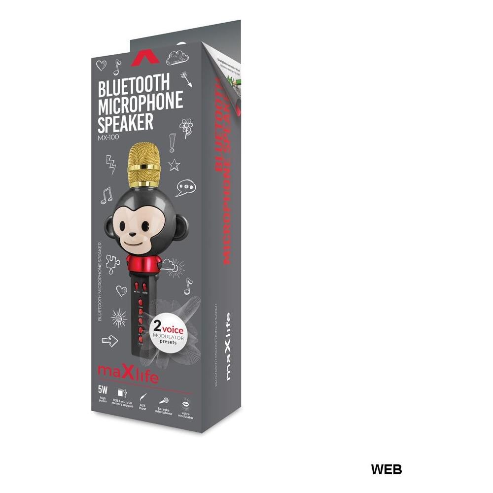 Microfono Animal Mx-100 Con Altoparlante Bluetooth - Foto 2