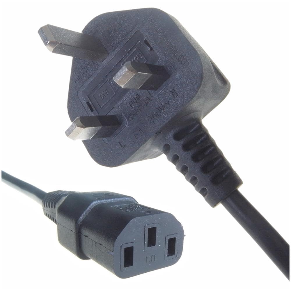 5m UK M / IEC C13 F, C13 coupler, BS 1363, Maschio / femmina, 501g - Foto 1