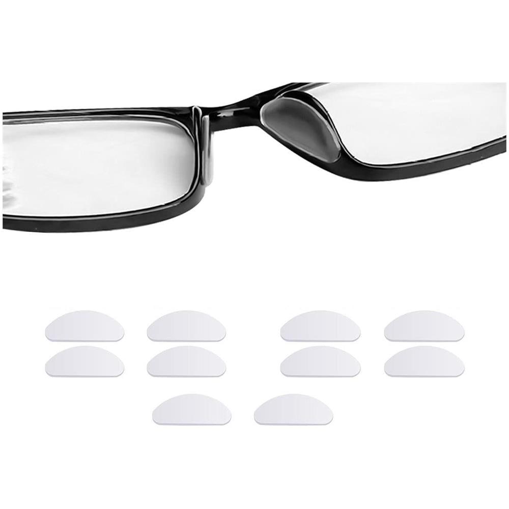 Protezione Naso Per Occhiali Silicone Trasparente 5 Paia (19 Mm) - Foto 2