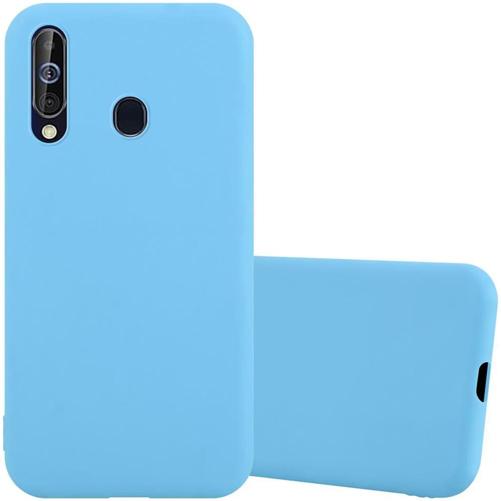 Custodia Compatibile Con Samsung Galaxy A60 / M40 In Candy Blu - Coperchio Protettivo In Silicone Tpu Flessibile - Foto 1