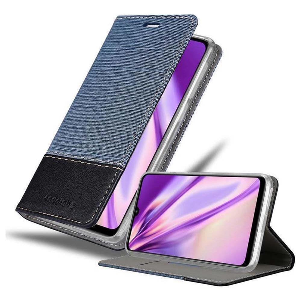 Custodia Compatibile Con Xiaomi Mi Cc9 In Blu Scuro Nero - Coperchio Protettiva Con Chiusura Magnetica, Funzione Stand E Tasca Per Le Carte - Foto 1