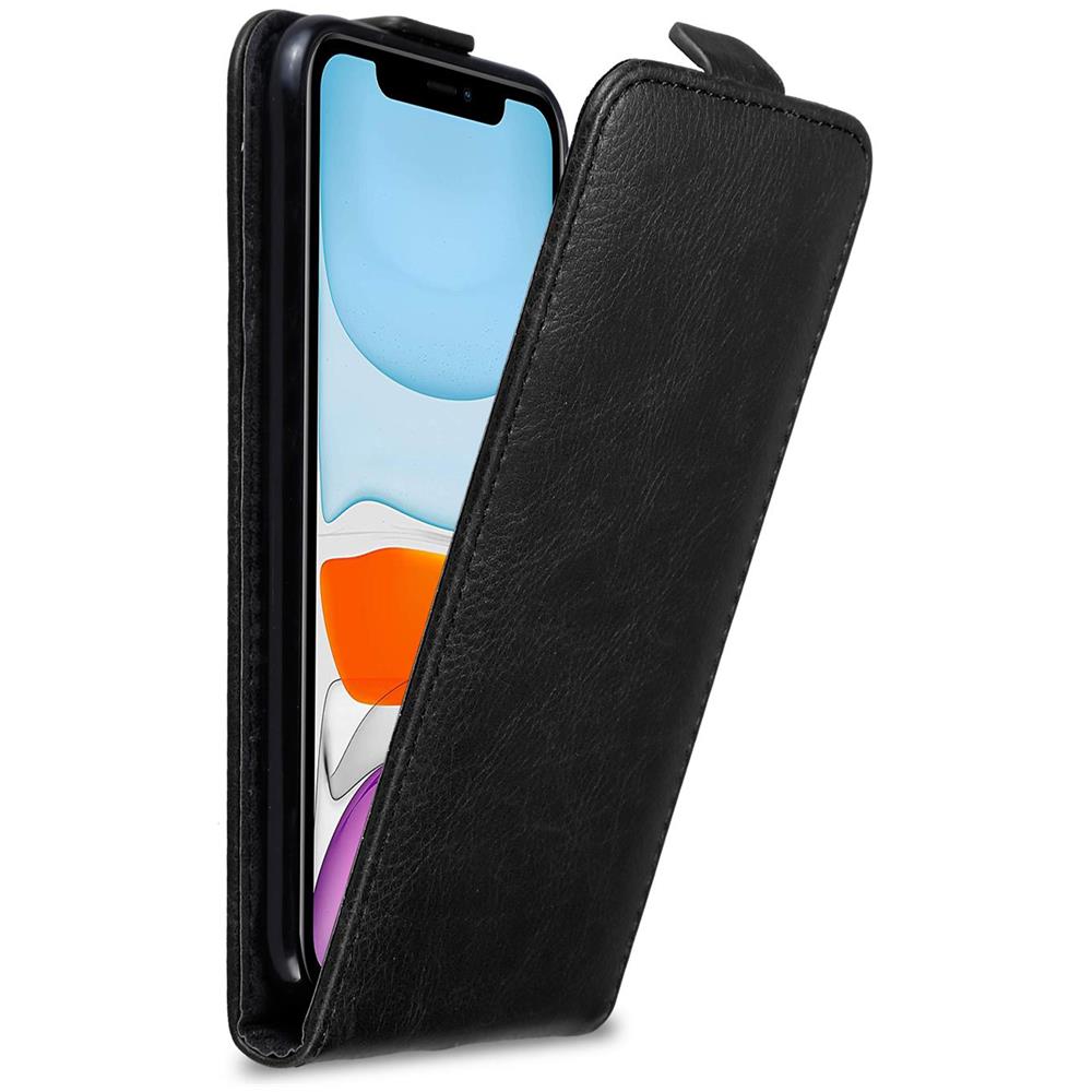 Cadorabo Custodia Compatibile Con Apple Iphone 11 In Nero Di Notte - Coperchio Protettivo In Design Flip Con Chiusura Magnetica - Foto 1