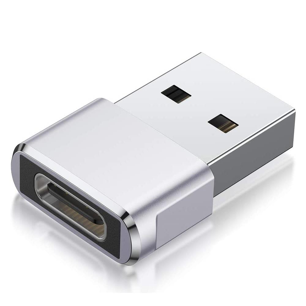 Adattatore Usb In Argento - Convertitore Adattatore Da Usb C A Usb - Foto 1