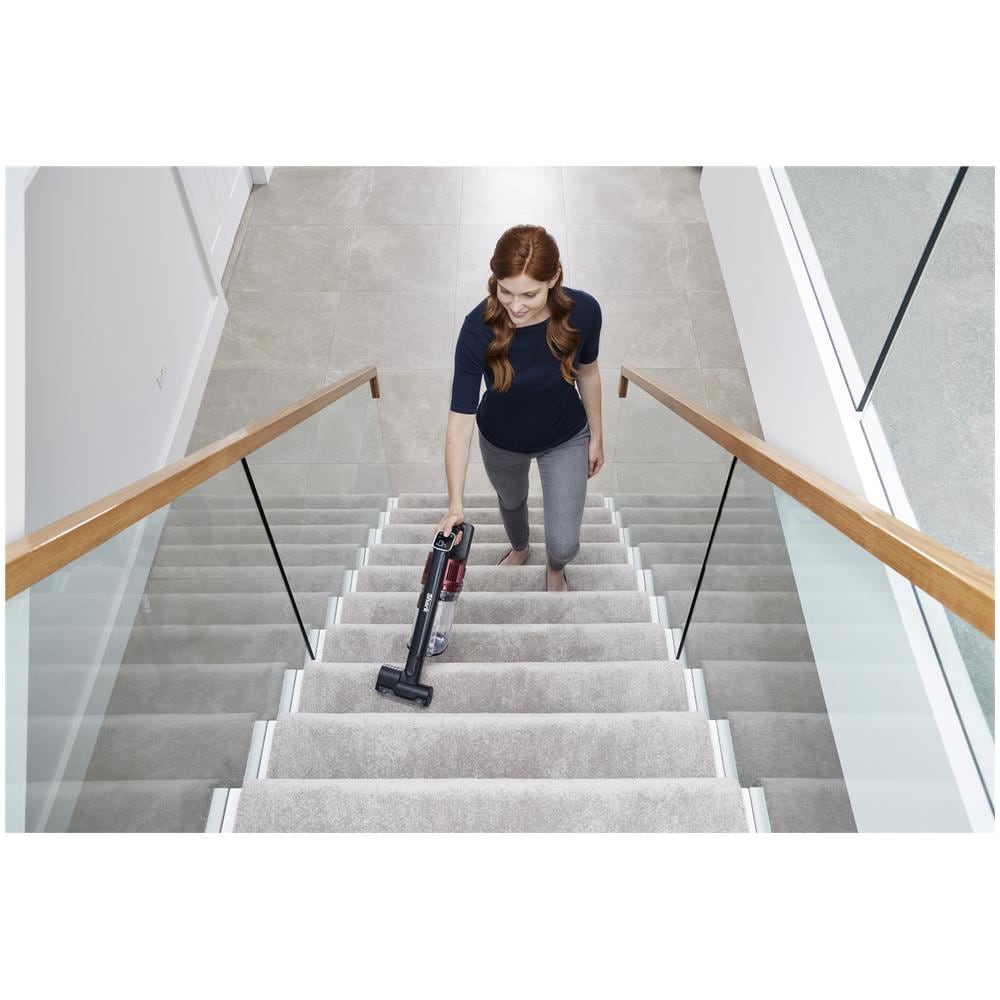 Scopa Elettrica Ricaricabile IZ300EUT 2in1 Senza Sacco Colore Nero / Borgogna - Foto 10