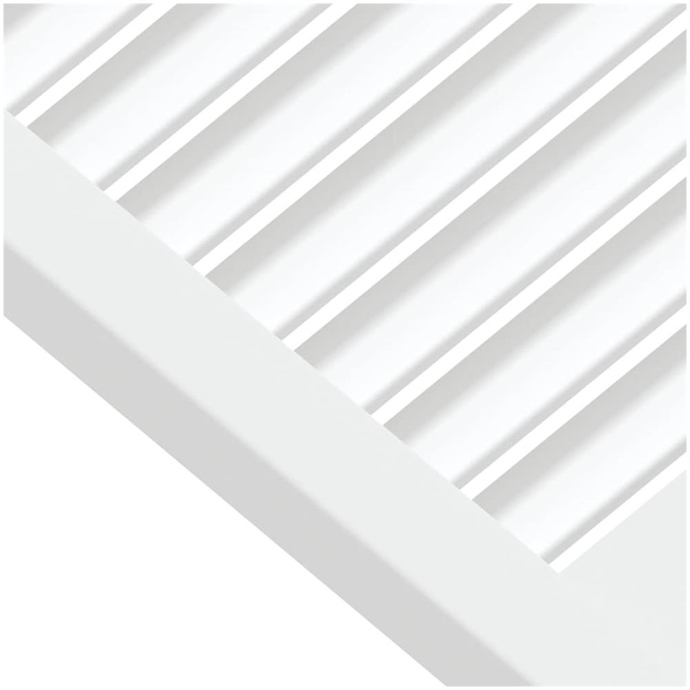 Ante a Lamelle 2 pz Bianche 39,5x49,4 cm in Legno di Pino - Foto 2
