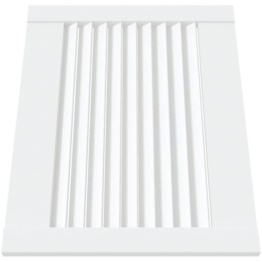 Ante a Lamelle 2 pz Bianche 39,5x49,4 cm in Legno di Pino - Foto 5