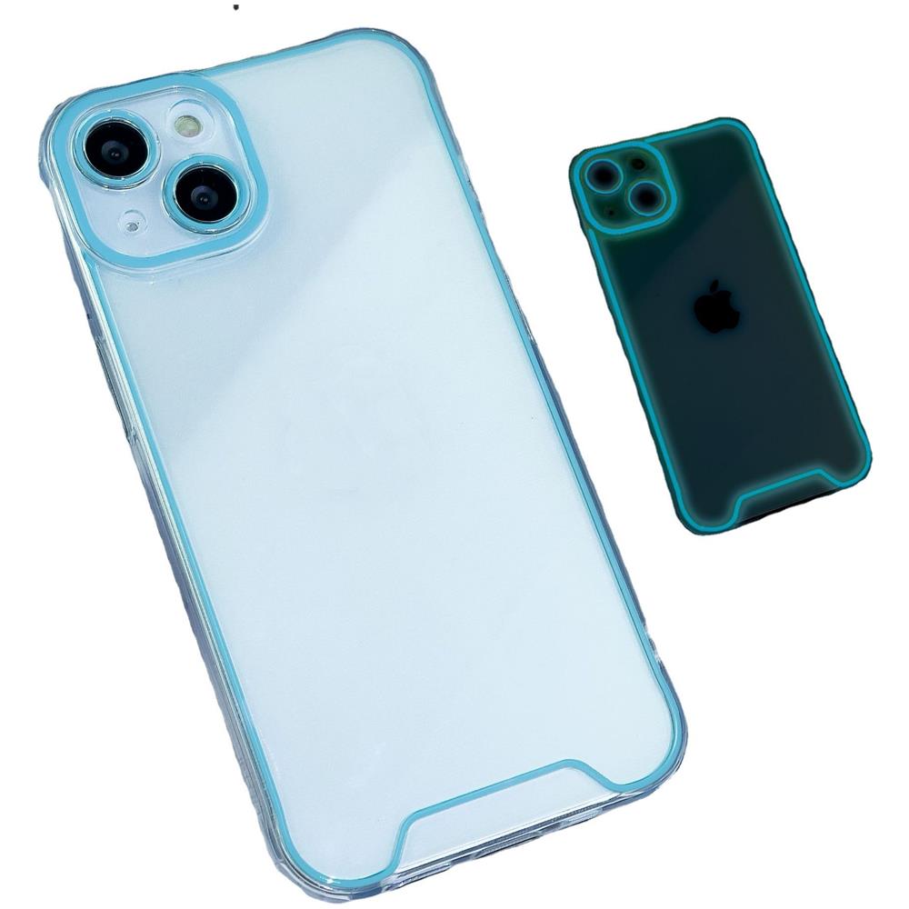 Custodia Per Cellulare Luminosa Blue Iphone14 - Foto 1