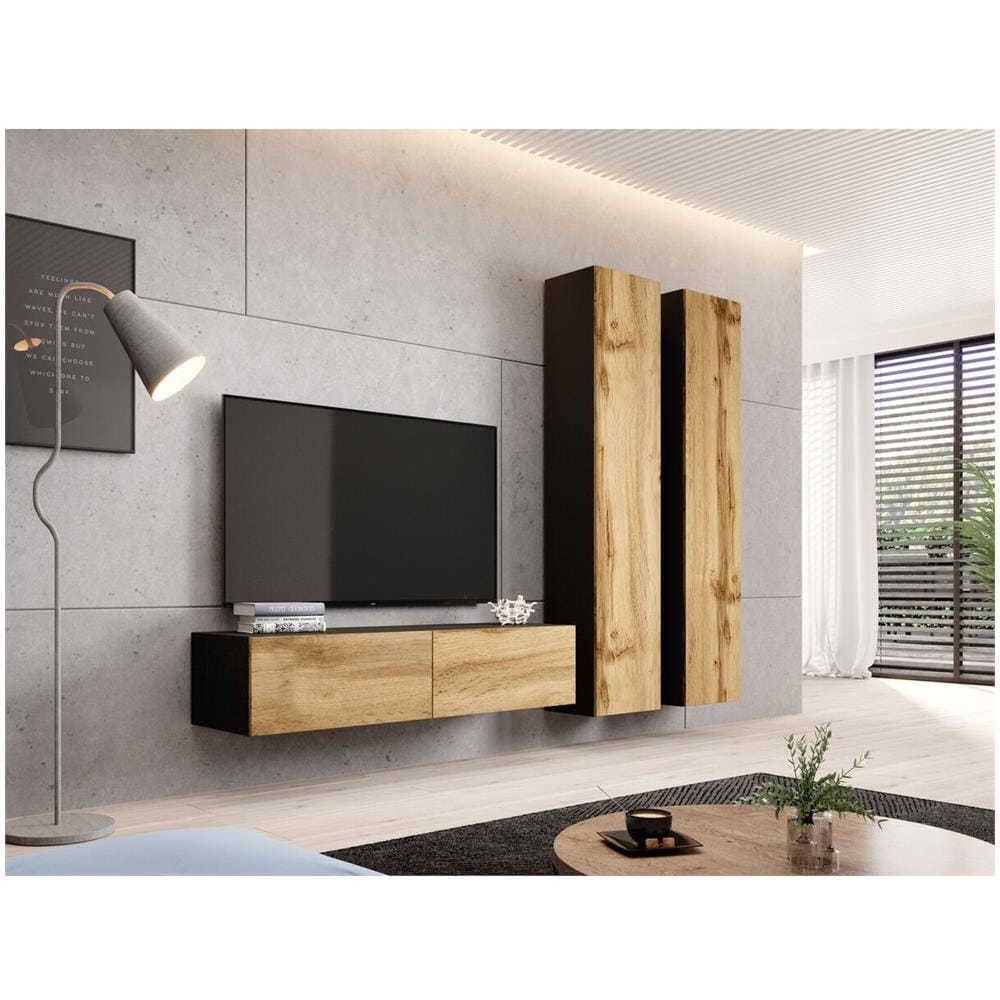 Mobile Tv Rtv Vigo140 C /dw Nero 140 X 30 X 40 Cm - Foto 6