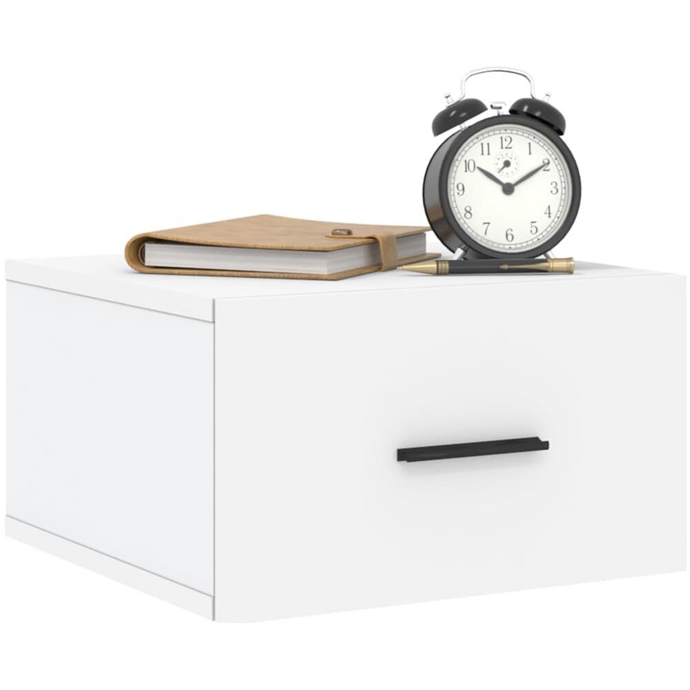 Comodini A Muro 2 Pz Bianchi 35x35x20 Cm - Foto 3