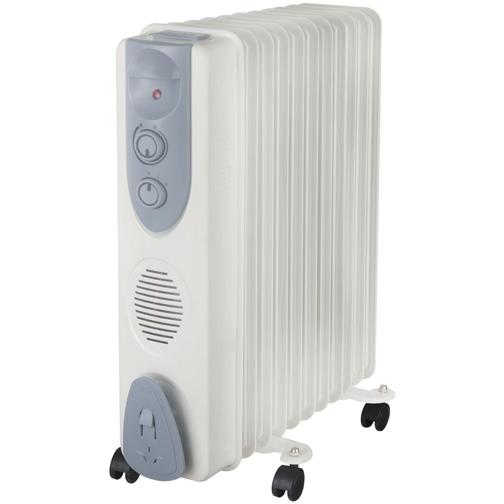 TL011 stufetta elettrica Interno Grigio 2500 W Riscaldatore ambiente elettrico a olio - Foto 1