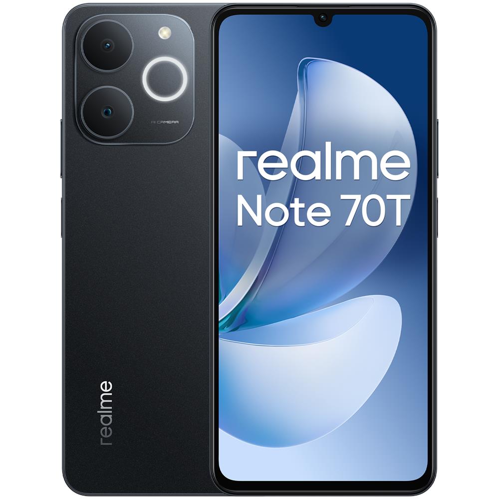 Note 70T 4G 64GB 4GB Ram Display 6.74" LCD 90Hz Main Camera 13MP Selfie 5MP Dual nanoSim Android 15 UI Unisoc T7250 6000mAh Obsidian Black - Foto 1