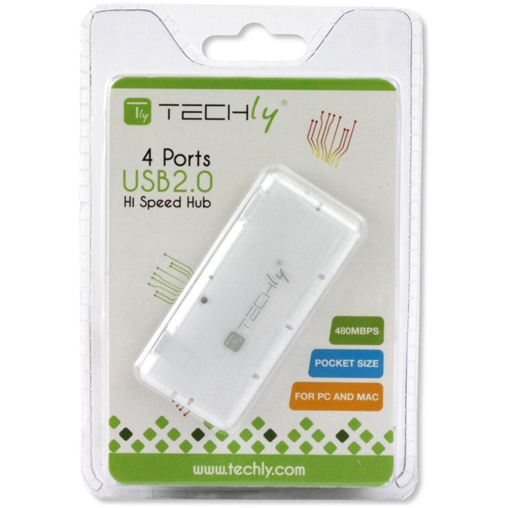 IUSB2-HUB4-WHTY - Mini Hub USB Hi Speed 4 Porte Bianco - Foto 2