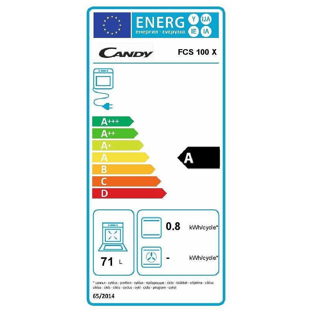 Forno Elettrico da Incasso FCS100X /E Capacità 71 L Statico Potenza 2100 W Colore Inox - Foto 3
