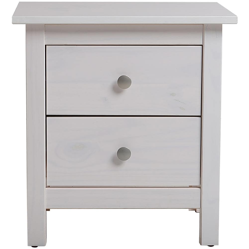 Vs Venta-stock Comodino Betty Con 2 Cassetti Bianco - Foto 1