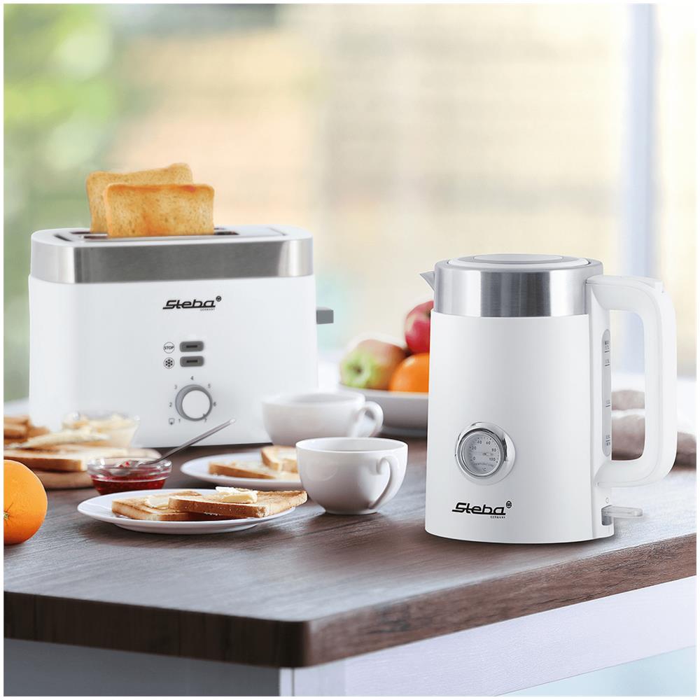 Bollitore Elettrico WK 10 Capacità 1.7 Litri Bianco - Foto 7