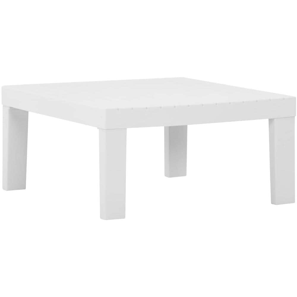 Set Divani Da Giardino Con Cuscini 2 Pz In Plastica Bianco - Foto 2