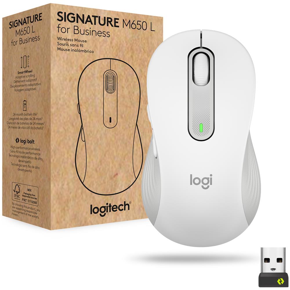 Signature M650 for Business mouse Mano destra RF senza fili + Bluetooth Ottico 4000 DPI - Foto 2