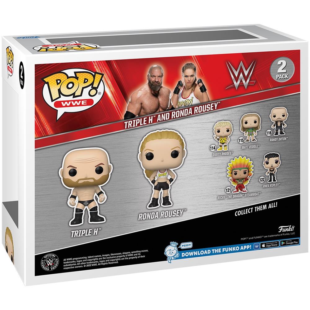 Wwe Pop! Rousey And Triple H 2pk - Foto 2