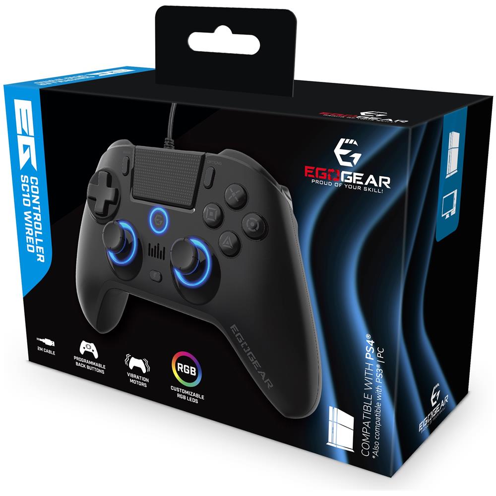 Controller Cablato Sc10 Nero Con Porta Per Cuffie Audio Per Ps4 E Pc - Foto 16